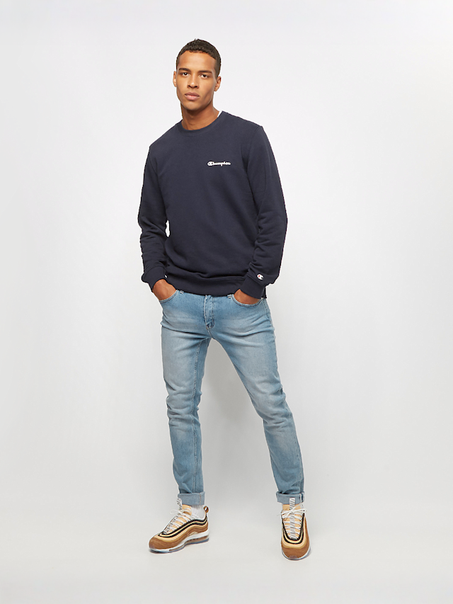 Nike, Sportswear Club French Terry Crew, blue, Image 5 of 5