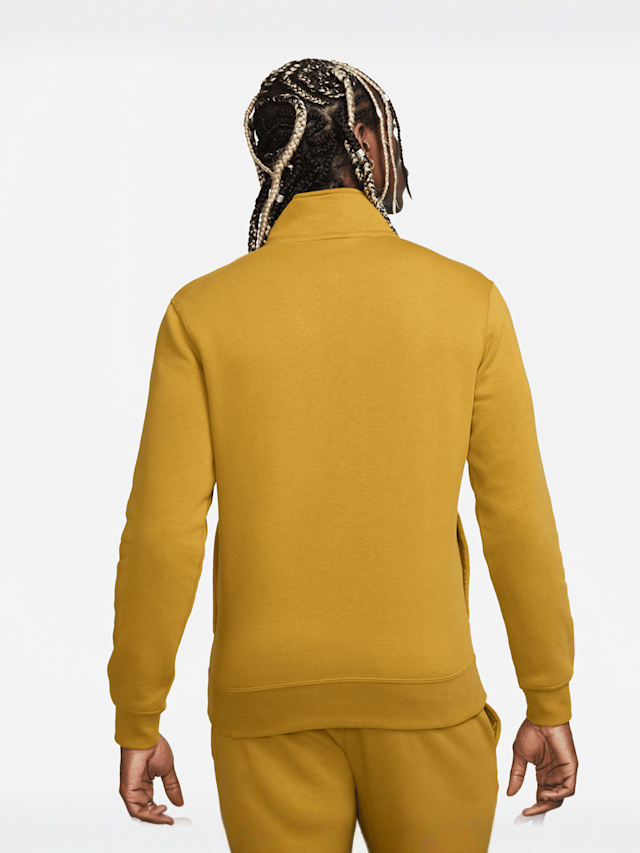 Nike, Sportswear Club Half-Zip Pullover, geel, Afbeelding 2 van 6