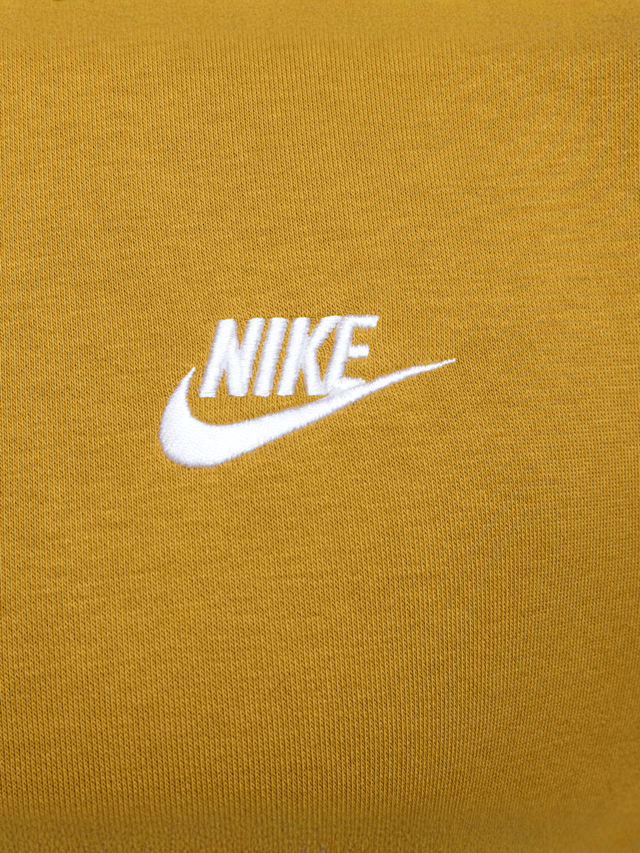 Nike, Sportswear Club Half-Zip Pullover, yellow, Image 5 of 6