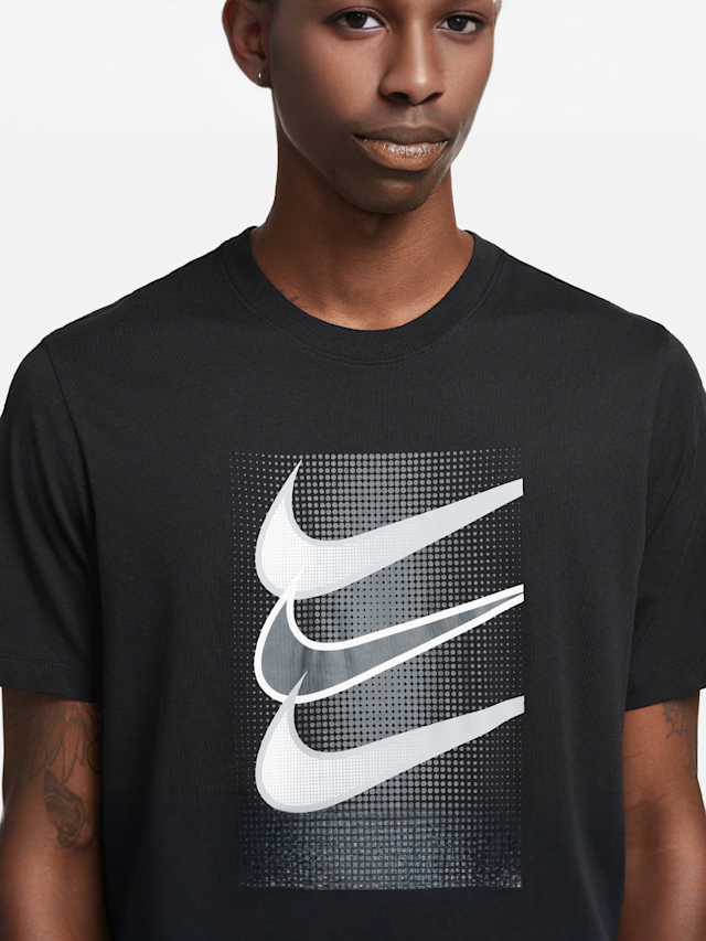 Nike, Sportswear Tee 12 Months Swoosh, zwart, Afbeelding 3 van 5