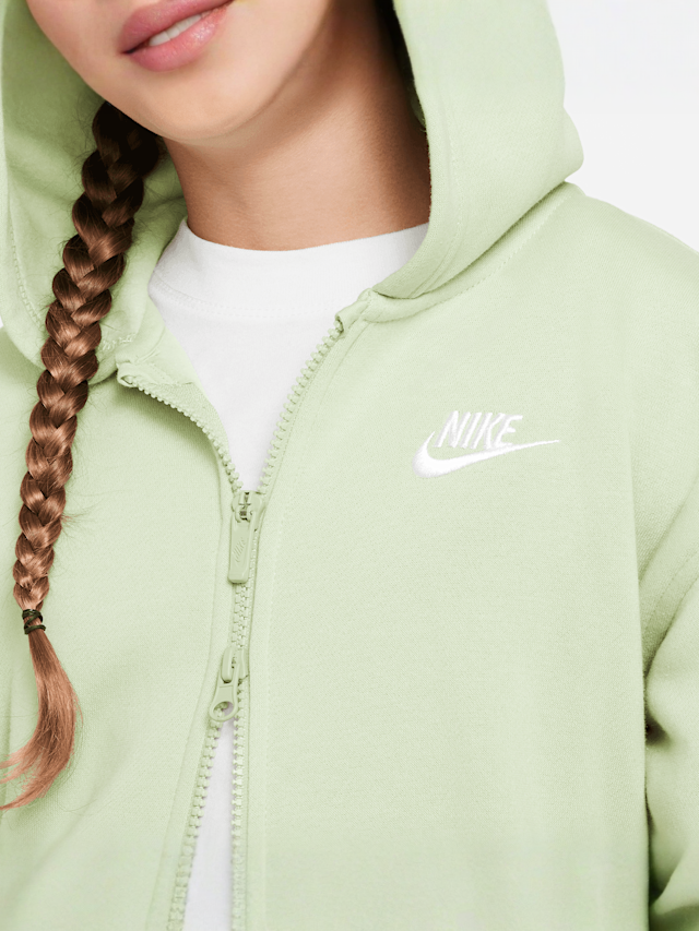 Nike, Sporstwear Club Fleece Oversized Fullzip LBR, light pink, Image 3 of 5