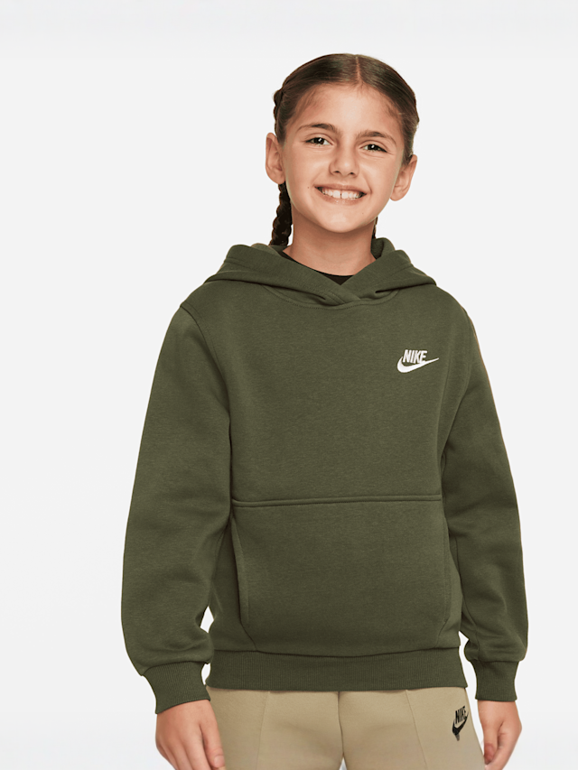 Nike, Sportswear Club Fleece Hoodie, zwart, Afbeelding 1 van 5
