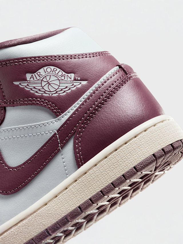 Jordan, WMNS Air Jordan 1 Mid, purple, Image 8 of 8