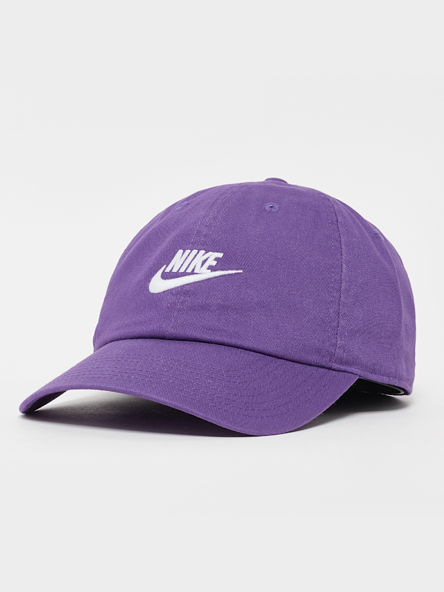 Nike, Unstructured Club Futura Wash Cap, purple, Image 1 of 4
