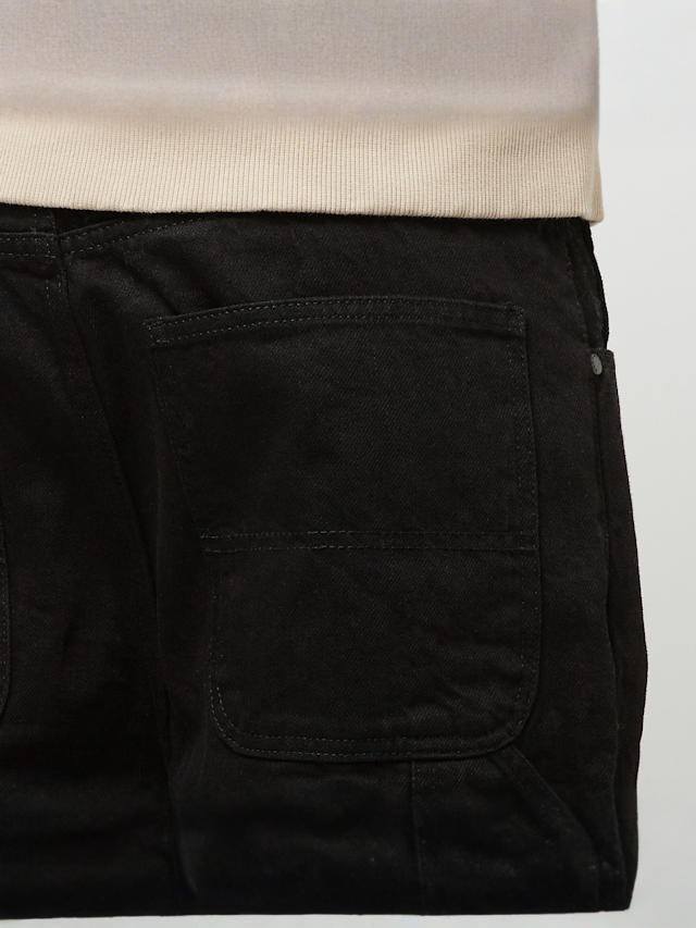 Pegador, Daule Baggy Workwear Jeans, zwart, Afbeelding 4 van 7