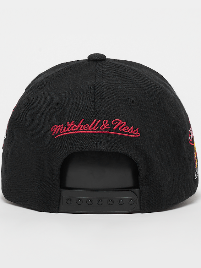 Mitchell & Ness, Classic Red Snapback Patch NBA Chicago Bulls, zwart, Afbeelding 2 van 5