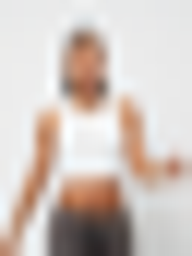 Karl Kani, Small Signature Essential Racer Rib Top, wit, Afbeelding 1 van 4