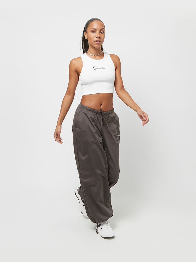 Karl Kani, Small Signature Essential Racer Rib Top, white, Image 4 of 4