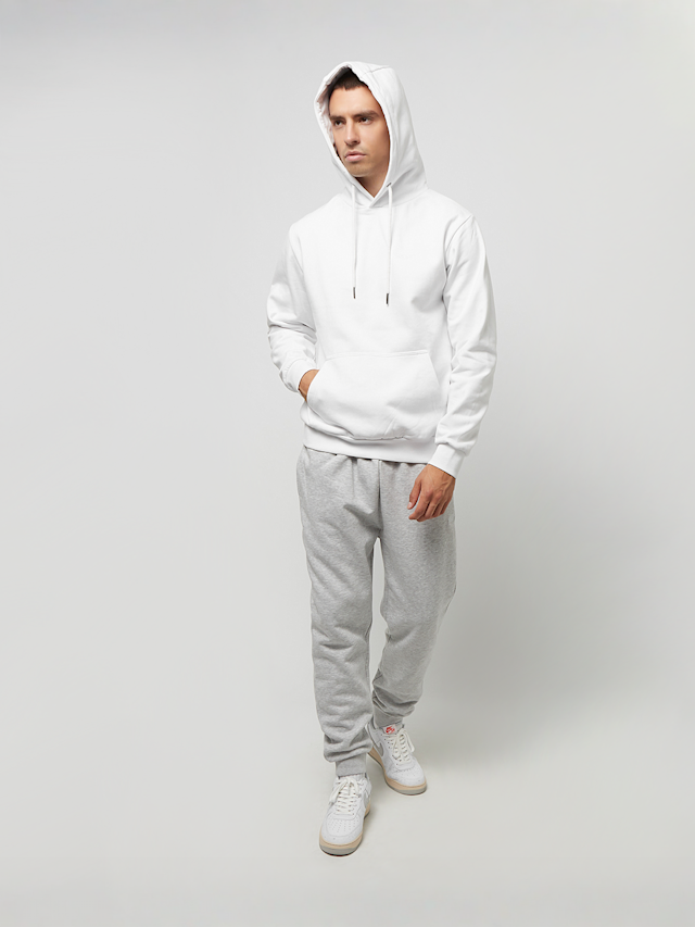 SNIPES, Small Logo Essential Hoodie, white, Image 4 of 4