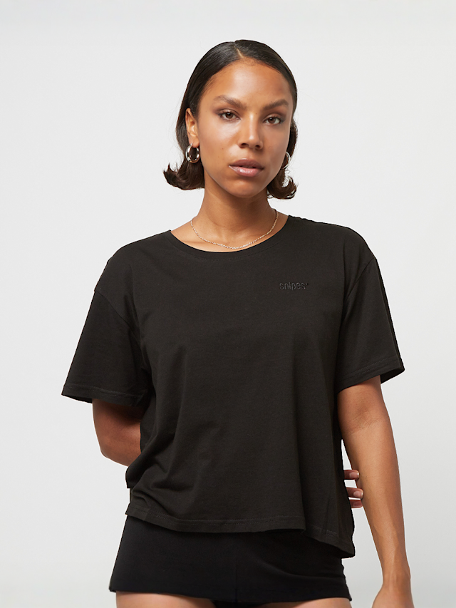 SNIPES, Small Logo Essential Tee, black, Image 1 of 4