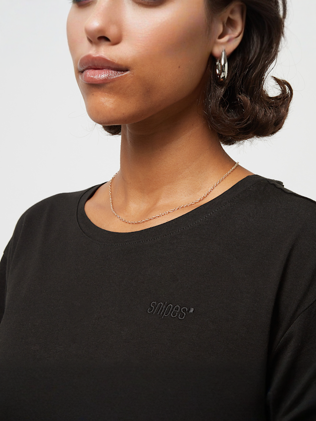 SNIPES, Small Logo Essential Tee, black, Image 3 of 4