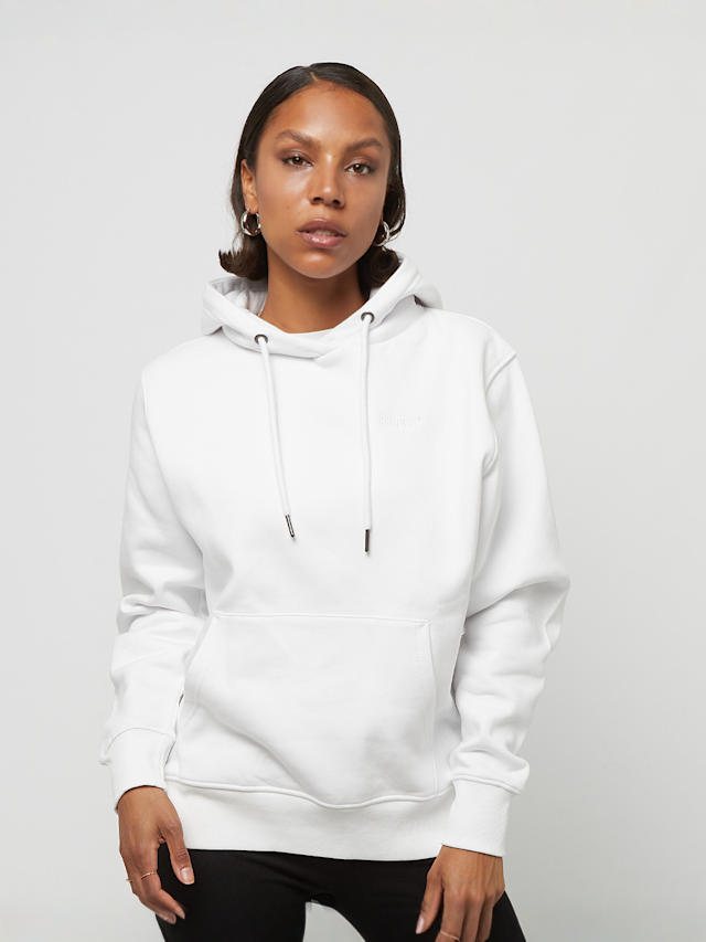 SNIPES, Small Logo Essential Hoodie, white, Image 1 of 4
