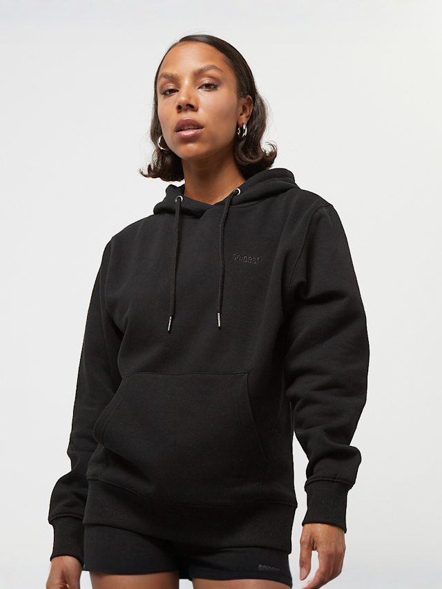 SNIPES, Small Logo Essential Hoodie, black, Image 1 of 4