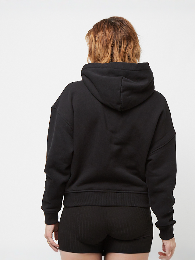 PEQUS, Cropped Medusa Graphic Hoodie, zwart, Afbeelding 2 van 5