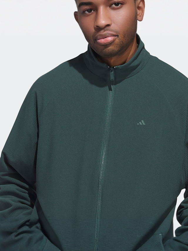 adidas Originals, One Fleece Track Jacket, zielony, Obraz 3 z 4