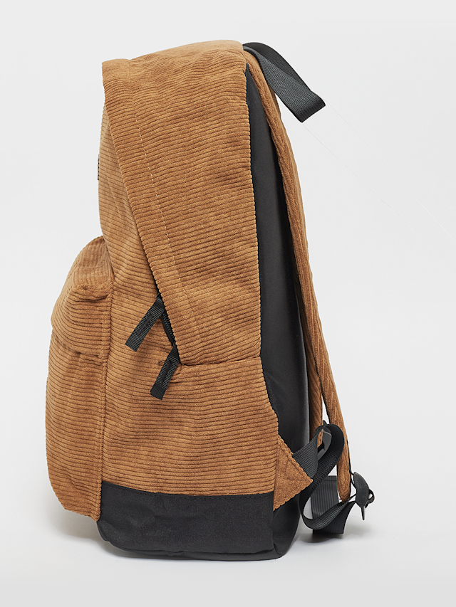 SNIPES, Woven Label Basic Logo Corduroy Backpack, szary, Obraz 2 z 5