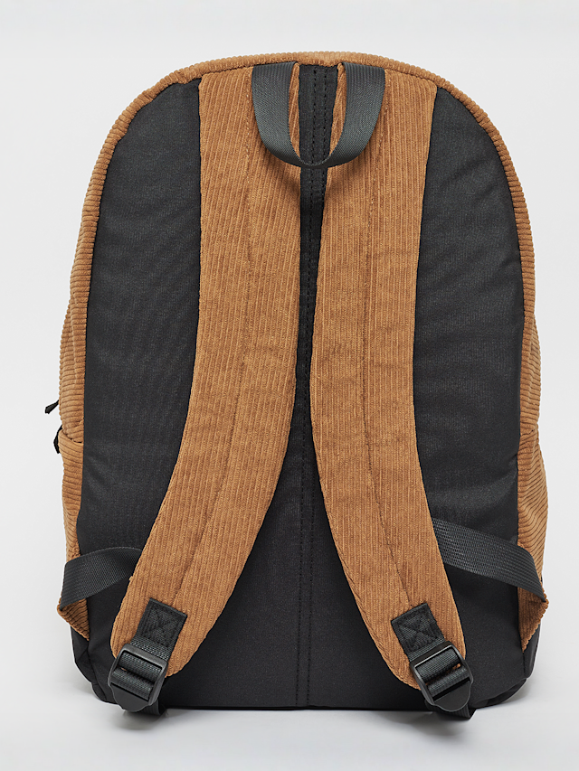 SNIPES, Woven Label Basic Logo Corduroy Backpack, grijs, Afbeelding 3 van 5