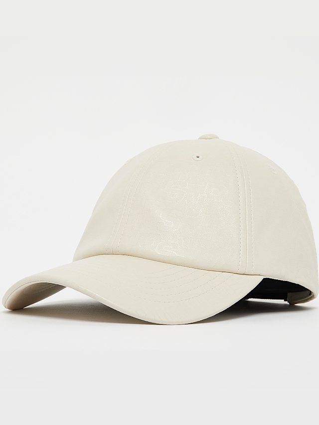SNIPES, Printed Fake Leather Pattern Baseball Cap, beige, Image 1 of 5