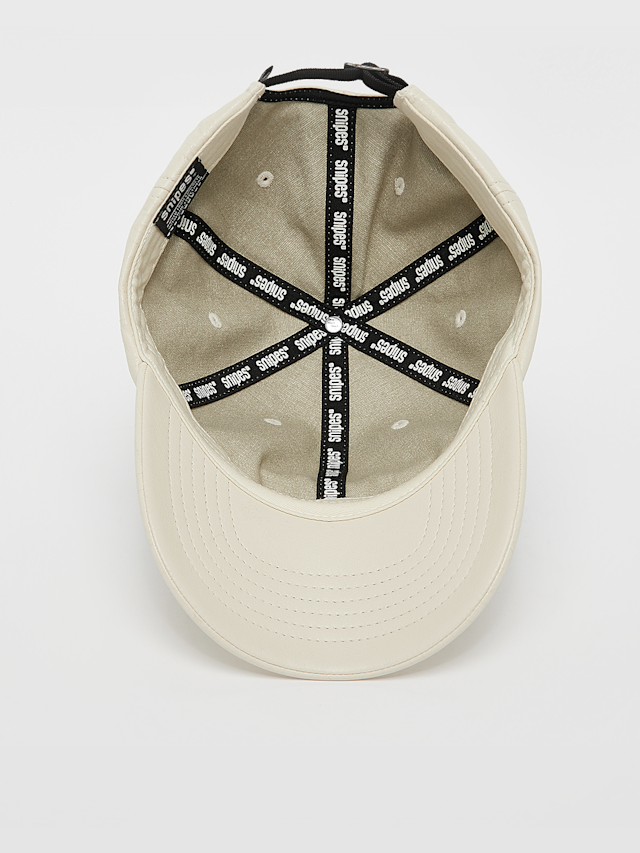 SNIPES, Printed Fake Leather Pattern Baseball Cap, beige, Image 3 of 5