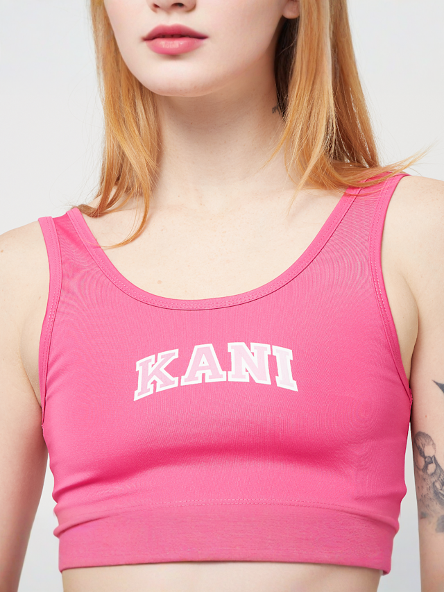 Karl Kani, Small Serif Bustier Top, różowy, Obraz 3 z 5