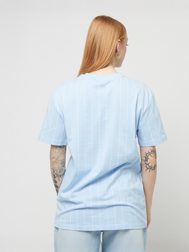 Karl Kani, Small Signature Tonal Pinstripe Oversized Tee, blue, Image 2 of 4
