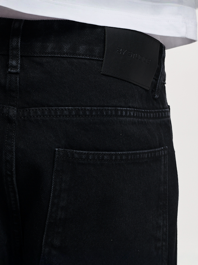 2Y STUDIOS, Gabrie Basic Straight Jeans, black, Image 3 of 4