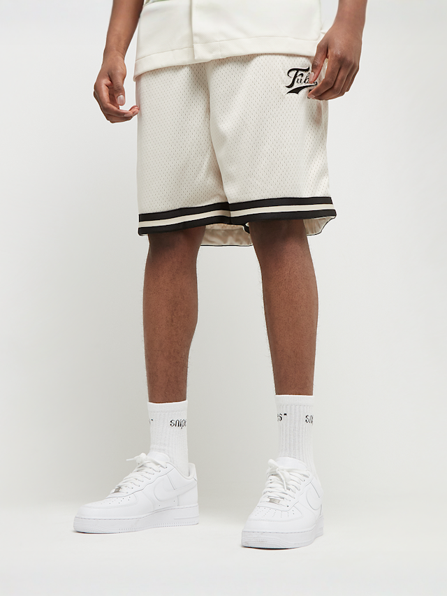 FUBU, Varsity Mesh Shorts, wit, Afbeelding 1 van 6