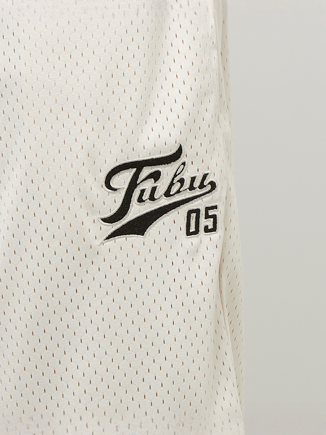 FUBU, Varsity Mesh Shorts, wit, Afbeelding 4 van 6