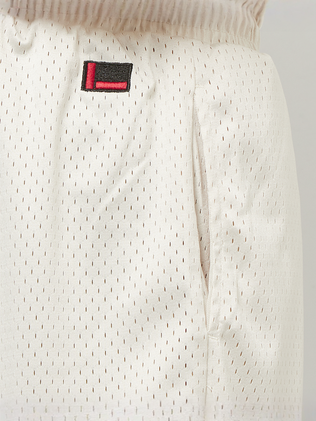 FUBU, Varsity Mesh Shorts, wit, Afbeelding 5 van 6