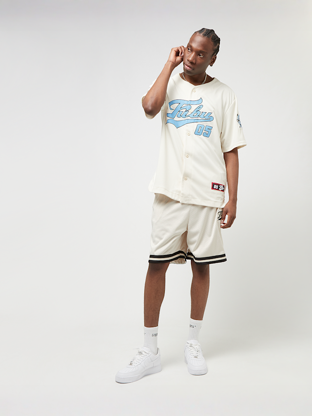 FUBU, Varsity Mesh Shorts, wit, Afbeelding 6 van 6