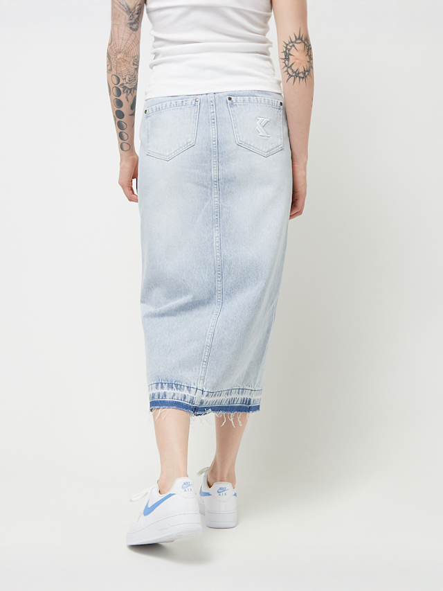 Karl Kani, OG Long Denim Skirt, blue, Image 2 of 5