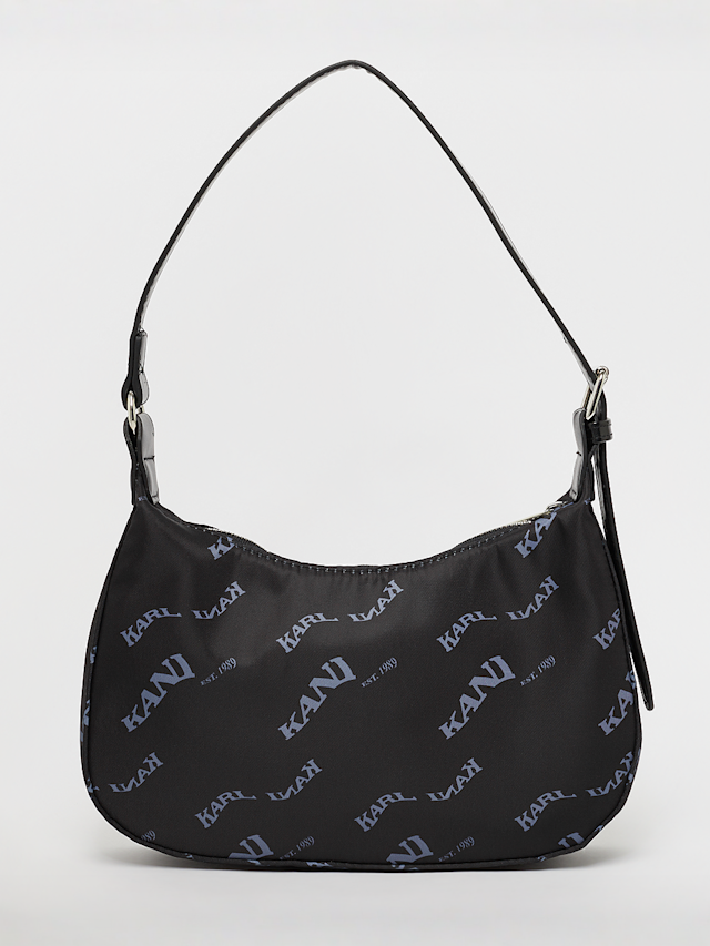 Karl Kani, Wavy Retro All Over Print Shoulder Bag, zwart, Afbeelding 2 van 5