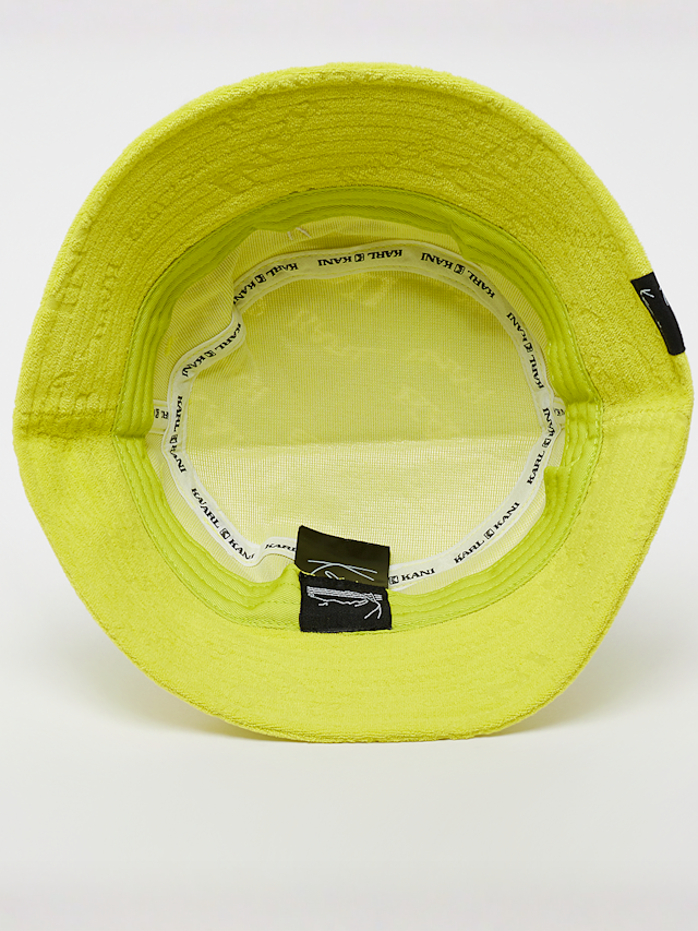 Karl Kani, Signature Frottee Bucket Hat, yellow, Image 3 of 4