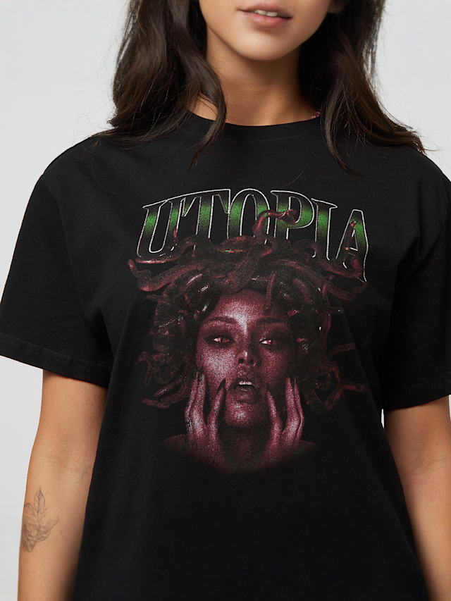 Miss Tee, Utopia Tee, zwart, Afbeelding 3 van 4