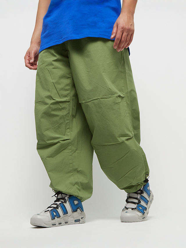 Urban Classics, Popline Parachute Pants, zielony, Obraz 1 z 5