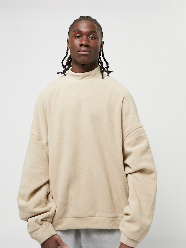 Urban Classics, Oversized Polar Fleece Crew, beige, Image 1 of 3