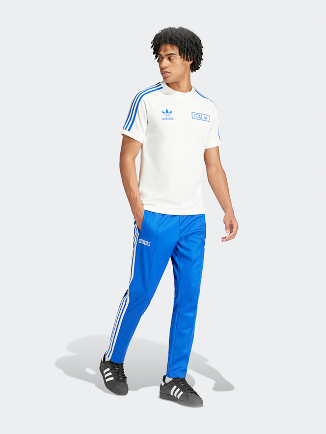 adidas Originals, FIGC Italien 3-Streifen T-Shirt Football Pack, wit, Afbeelding 5 van 5