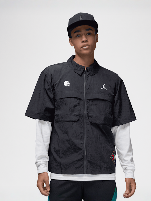 Jordan, Quai 54 Warm-Up Shirt, czarny, Obraz 1 z 7