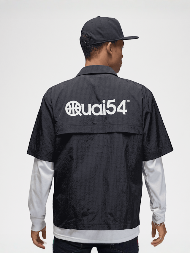 Jordan, Quai 54 Warm-Up Shirt, zwart, Afbeelding 2 van 7