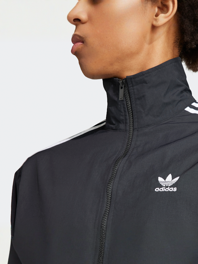 adidas Originals, 3-Stripes Woven Firebird Trackjacket, black, Image 3 of 4