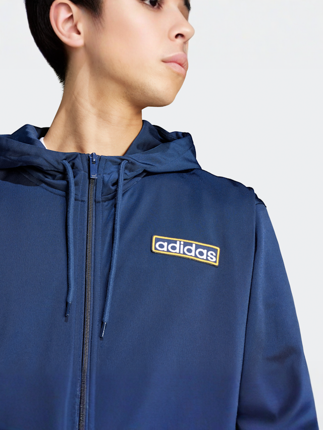 adidas Originals, adicolor Adibreak Hoodie, blue, Image 3 of 6