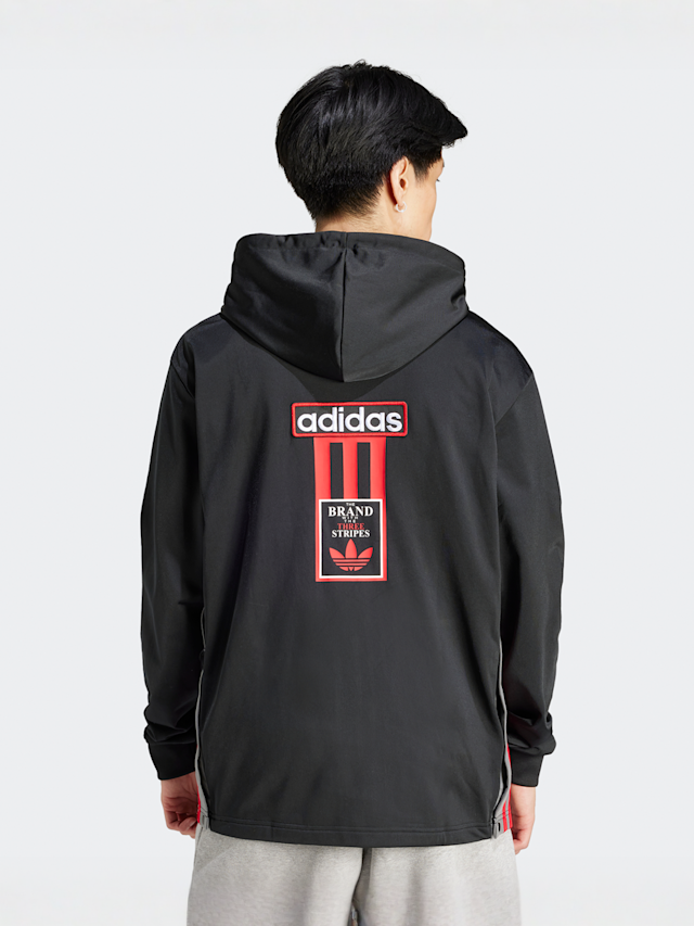 adidas Originals, adicolor Adibreak Hoodie, black, Image 2 of 5