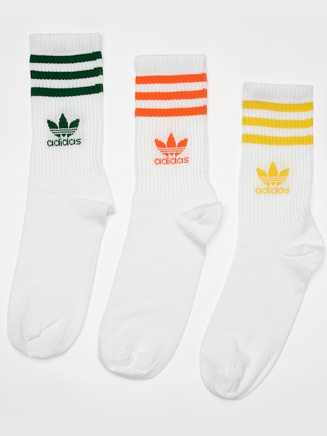 adidas Originals, adicolor Crew Sokken (3 Pack), multicolor, Afbeelding 1 van 3