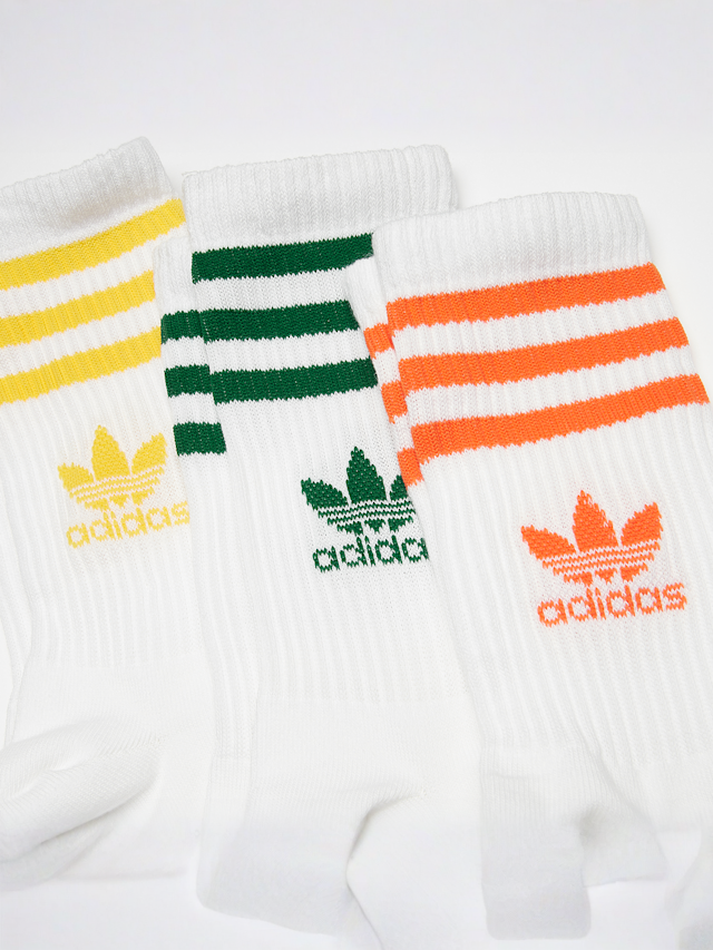 adidas Originals, adicolor Crew Sokken (3 Pack), multicolor, Afbeelding 2 van 3
