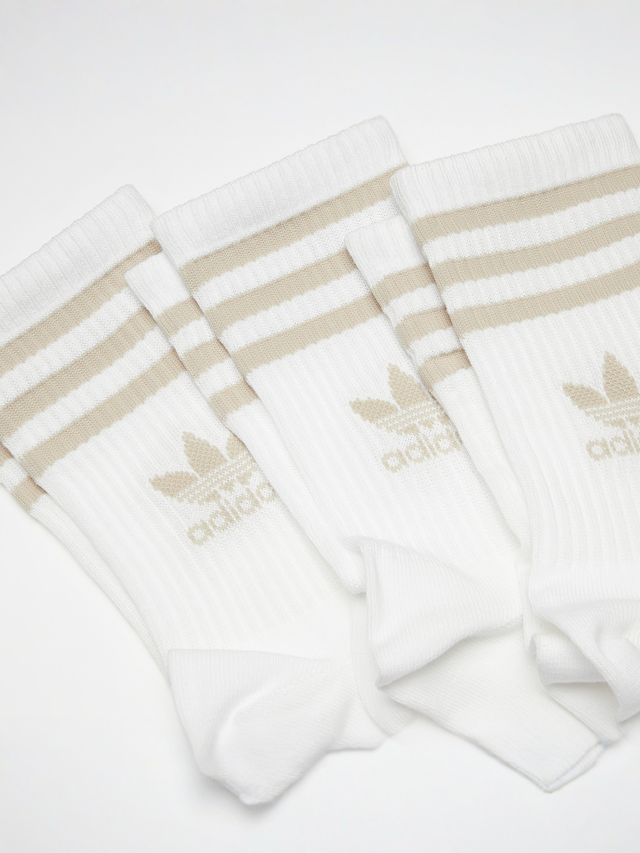 adidas Originals, adicolor Crew Skarpety (3 Pack), biały, Obraz 2 z 3