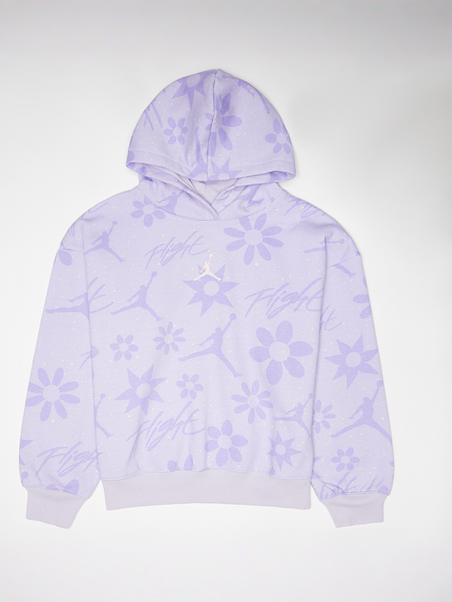 Jordan, Floral Flight All Over Print Hoodie, roze, Afbeelding 1 van 3