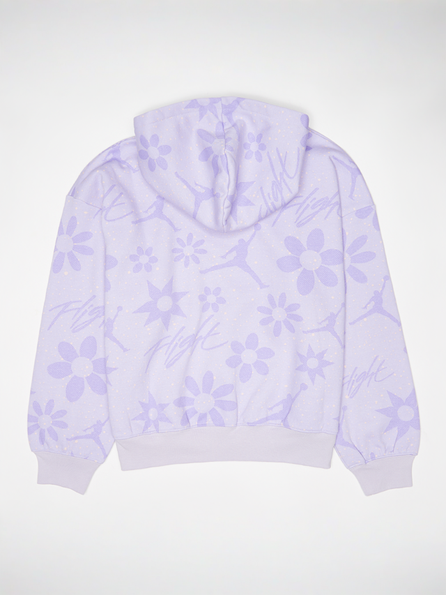 Jordan, Floral Flight All Over Print Hoodie, fioletowy, Obraz 2 z 3