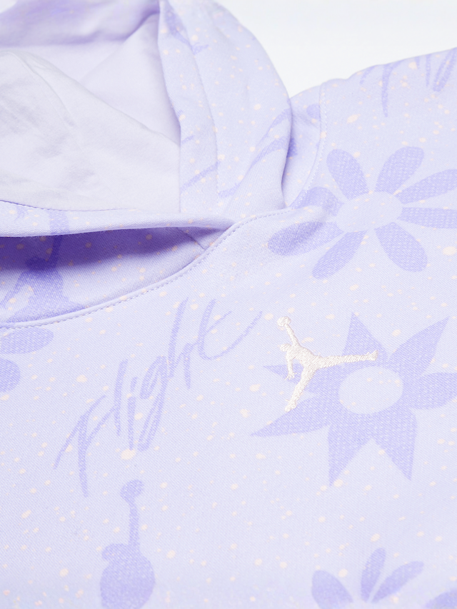 Jordan, Floral Flight All Over Print Hoodie, roze, Afbeelding 3 van 3