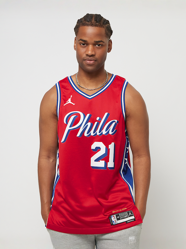 Nike, NBA Dri-FIT Swingman Jersey Philadelphia 76ers - Joel Embiid, rood, Afbeelding 1 van 8