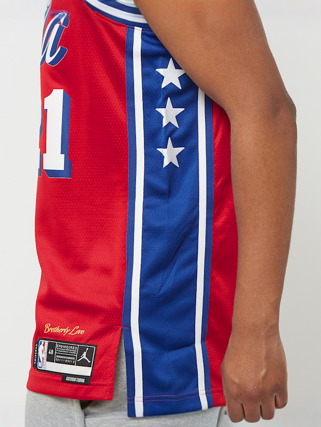 Nike, NBA Dri-FIT Swingman Jersey Philadelphia 76ers - Joel Embiid, czerwony, Obraz 5 z 8